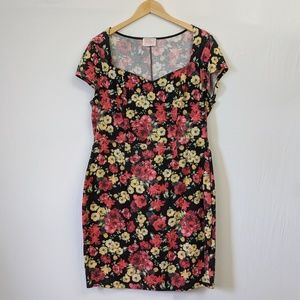 Modcloth Moon On the Double Date Knit Sheath Dress